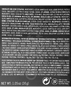 Fulles fines de xocolata amb llet Amatller 30 grs. 2