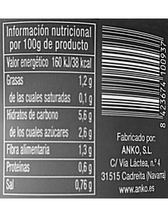 Crema de zanahoria Anko 490 grs. 2