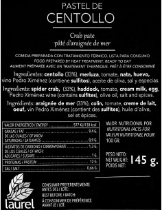 Pastís de cranca Laurel 150 grs. 2