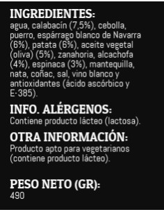 Crema especial de verduras Rosara 490 grs. 2