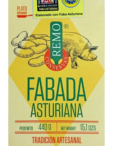 Asturischen Bohneneintopf Canned Remo 425 grs.