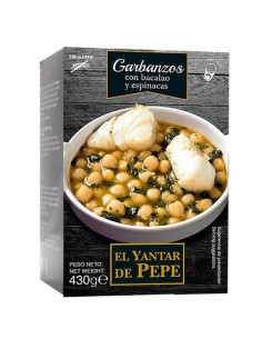 Pois chiches à la morue et épinards El Yantar de Pepe 430 grs.