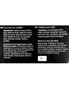 Tripes au jambon El Yantar de Pepe 380 grs. 2