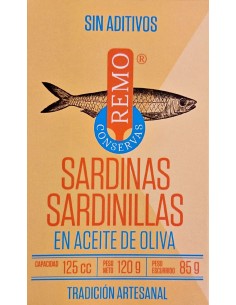 Sardines in Olive Oil 120g Canned Remo.