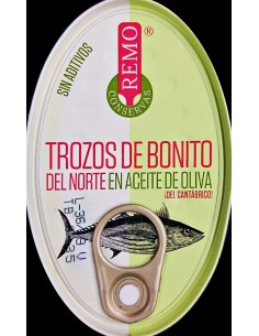 Bocconcini di tonno in olio di oliva 111 g scatola Remo.