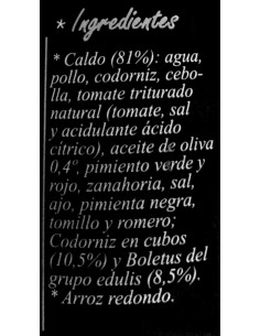 Bouillon Arotz, riz sucré de caille aux cèpes 2