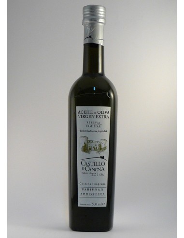 Oli oliva verge extra Castell de Canena Arbequina 500 ml.