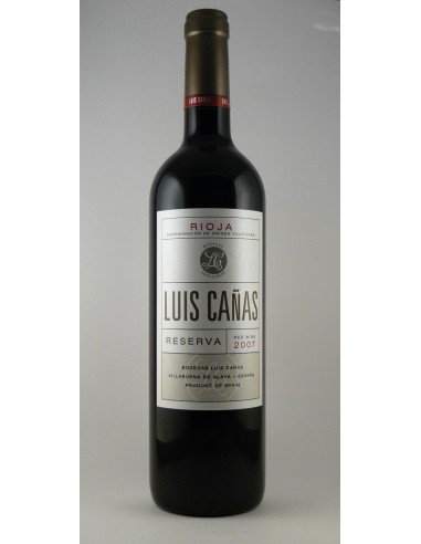Luis Cañas Reserva wine
